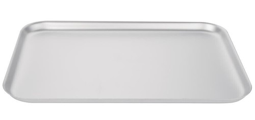 Aluminium baking tray shallow - aluminium,
