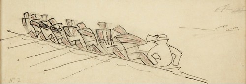 Rowers art print - rowers, dynamic