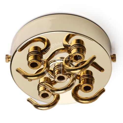 Ceiling rose with five hooks - ceiling,