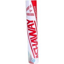 1 TUBE OF ASHAWAY "INTERNATIONAL" FEATHER BADMINTON SHUTTLECOCKS - 12 UN-USED