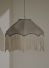 M&S Oversized Fringed Velvet