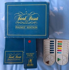 Vintage 1988 Trivial Pursuit Pocket Travel Edition by Horn Abbot Ltd