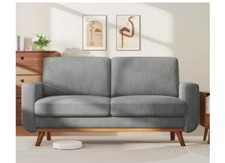 Dark Grey  2 Seater Love Seat
