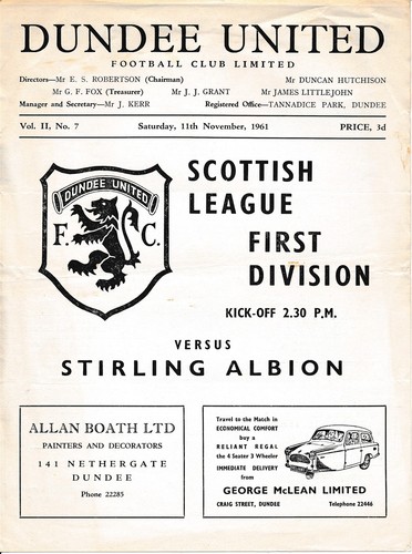 Dundee united stirling - united, v