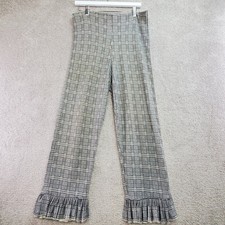 Topshop Plaid Flare Pants