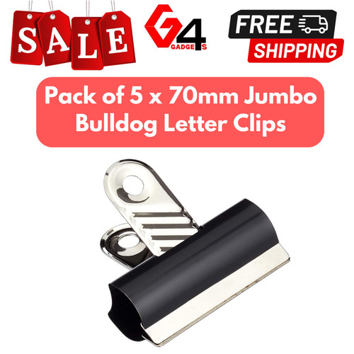 Pack 70mm jumbo bulldog - pack, of