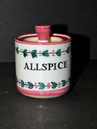 Antique spongeware allspice - antique,