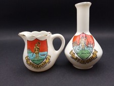 Crested China - BRIXHAM Crests - Jug/Vase - Grafton/Arcadian .