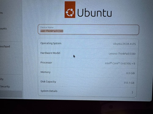 Lenovo e580 8250u 8gb - e580,,