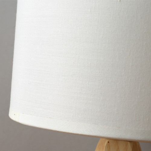 Led wooden bedside lamp tripod - wooden,