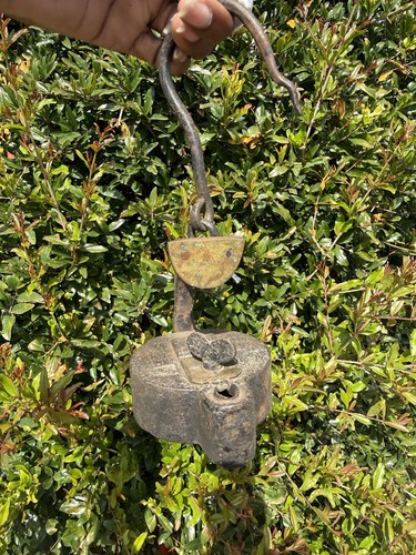 Miners lamp frog - lamp, iron