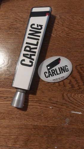 Carling tap handle and oval - carling,