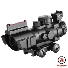 Airshoot 4×32 ACOG Scope With Illumination And Fiber Optic Foresight