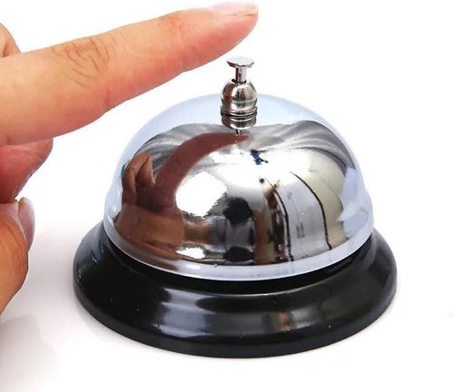 Counter bell reception call - reception,