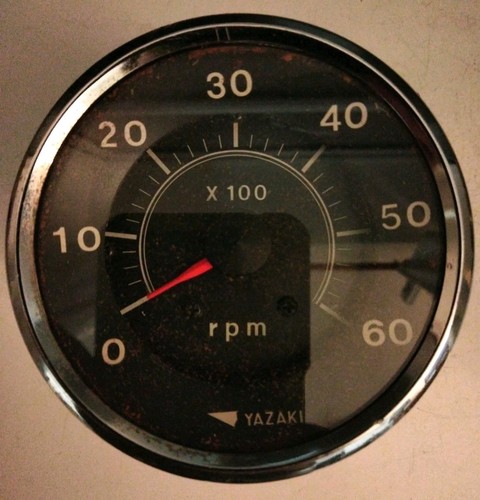 Yazaki rare 6000k rev counter - 6000k,
