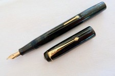 CONWAY STEWART "THE CONWAY PEN" 475 FOUNTAIN PEN BLACK C1937 FULLY SERVICED