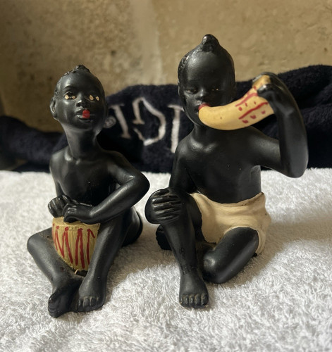 Ceramic painted matte child - painted,