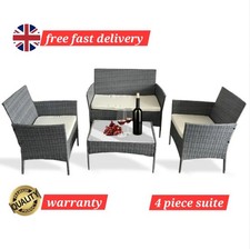 4 Piece Outdoor Rattan Garden
