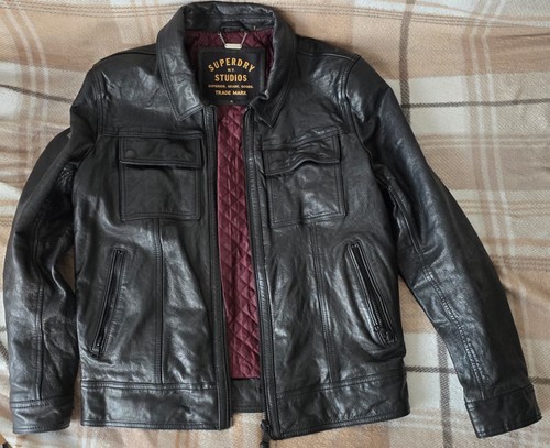 Superdry men black genuine - black,