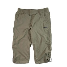 Y2K Vintage Adidas 3/4 Sports Shorts Beige Medium