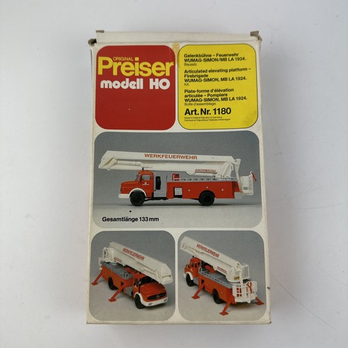 Preiser scale fire - preiser, engine