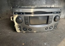 TOYOTA VERSO MK2 SILVER 86120-0F050 W53835 CD RADIO HEAD UNIT 2009-2014