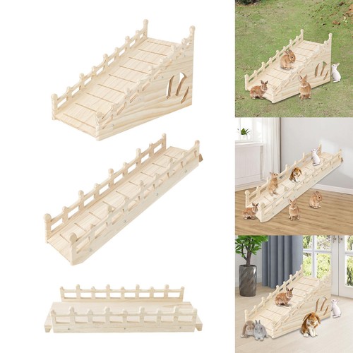 Wooden hideout tunnel pet bed - wooden,