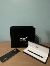 Mont Blanc Black and Gold Pen