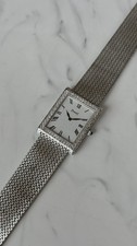 Piaget 9653 18ct Full White Gold Watch & Matching Bracelet With Box Stunning