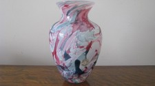DARTINGTON MULTICOLOURED GLASS VASE
