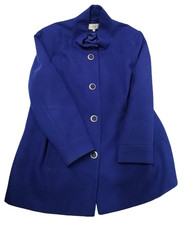 M&S Classic Blue Coat Size 24