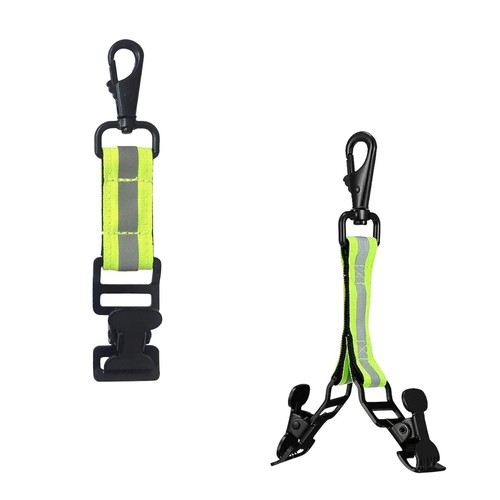 Firefighter glove strap