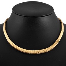 Tiffany & Co. Snake Chain Necklace 18KYG 48.9g Gold WEST GERMANY Unisex