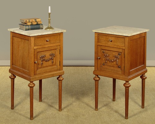 Antique pair oak - antique,