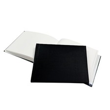 100 Pages Plain Cover Black