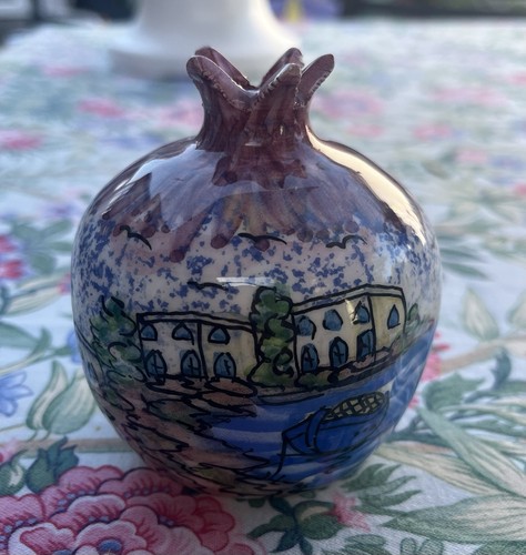 Hand painted pomegranate - painted,