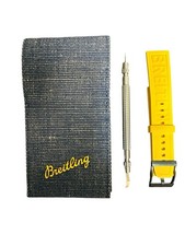 BREITLING OEM 20-22MM Diver Pro Yellow Rubber Strap