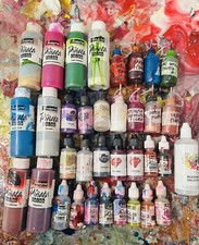 PIÑATA JACQUARD 35 ALCOHOL INKS OPENED ART CRAFTS PAINTING COLOUR DRAWING RESIN