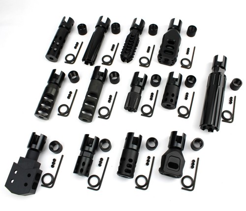 Black muzzle brake - muzzle,
