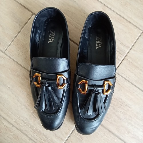 Zara women black tassel - zara,
