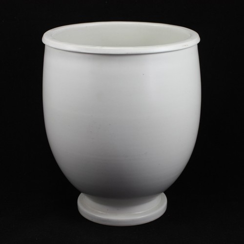 White ceramic carrara vase - white,