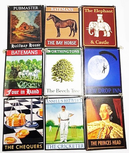 Dolls house pub sign - pub,