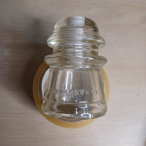 Hemingray clear glass - hemingray,