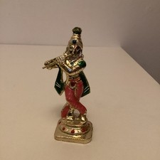 Sri Krishna Figurine In Gold