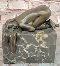 Bronze Nude Woman Sleeping