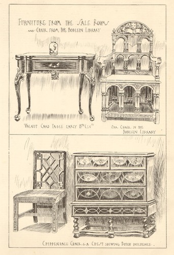 Furniture bodleian library - furniture.,