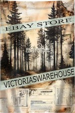 Old Forest Tapestry Vintage