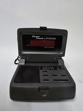 RYEBANK DIGITAL ALARM FM/AM CLOCK RADIO FLIP VINTAGE USED TESTED WORKING EB10JH