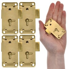 Brass wardrobe locks - locks, x4