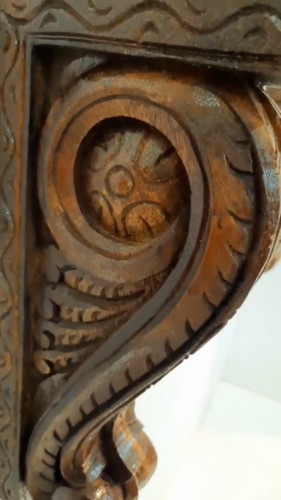 Solid wood corbels wall - corbels,